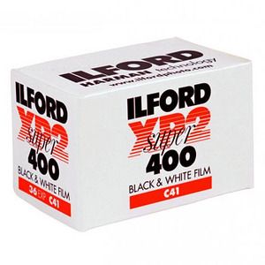 Film Ilford XP2 400/36 mustvalge C41